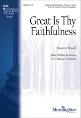 Great Is Thy Faithfulness SATB choral sheet music cover
